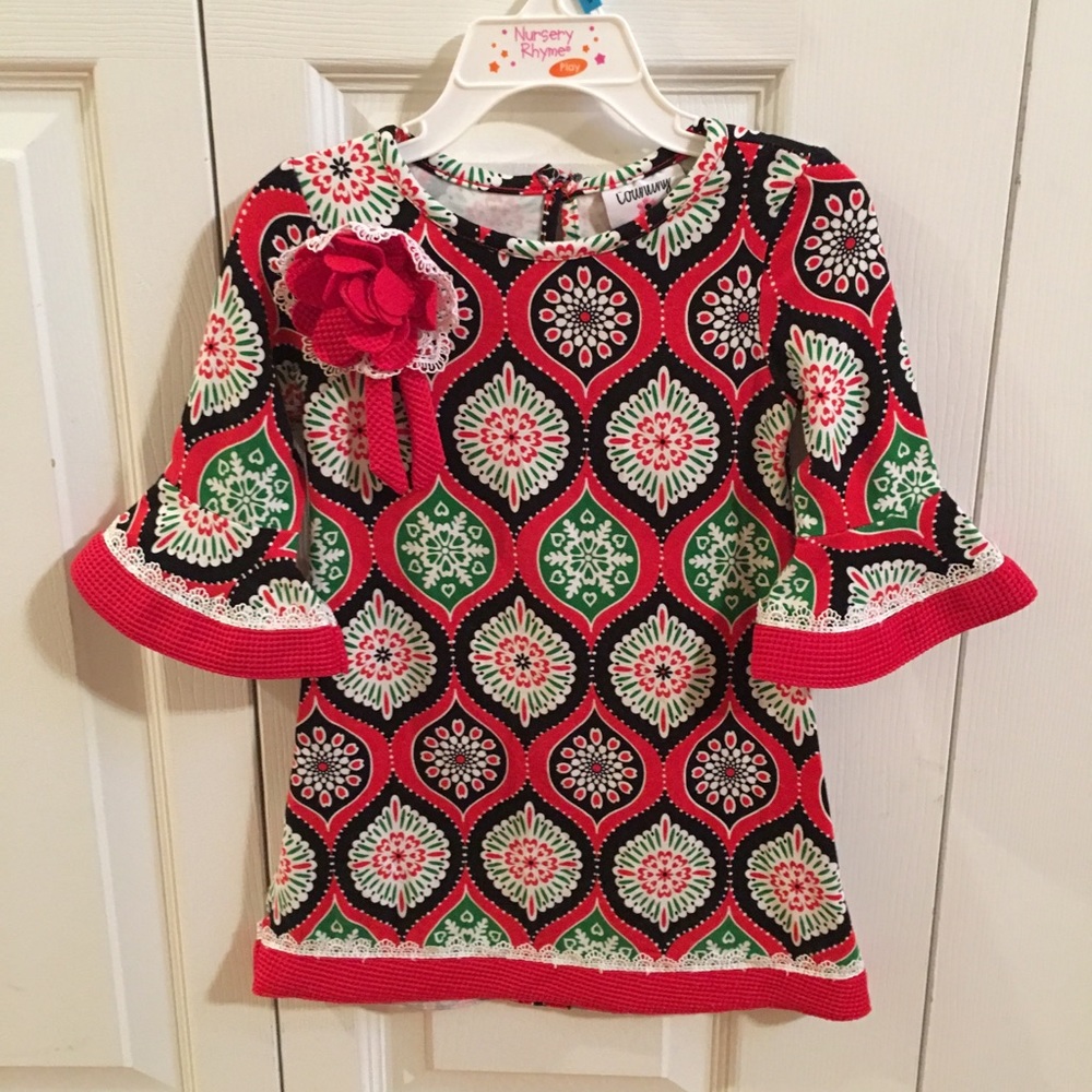 Christmas Dress 2T - Retro
